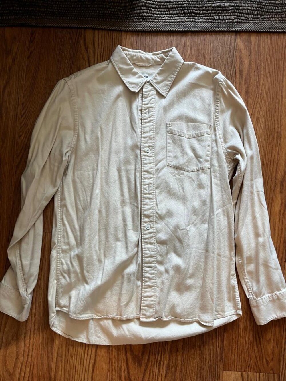 Buck Mason Large Button Down Bone / Cream